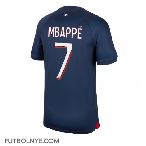 Camiseta Paris Saint-Germain Kylian Mbappe #7 Primera Equipación 2023-24 manga corta